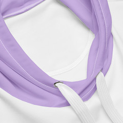 Unisex Pastel Purple Green Yellow Pink and White Street Fashion Hoodie