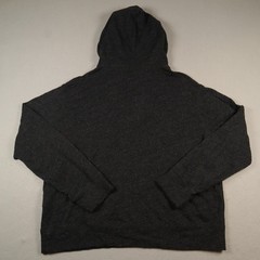 Ralph Lauren Knit Hoodie Men’s Large Grey Pullover Lightweight Preppy Classic