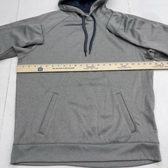 Sport Tek Grey Long Sleeve Pullover Hoodie Mens Size Large