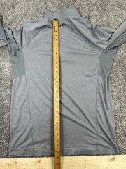 Under Armour Sweater Mens Large Gray All Season Gear Quarterzip *