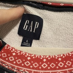 GAP Heavyweight Oversized Crew Sweatshirt Patchwork Bandanna Print Mens Large
