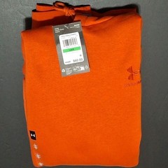 Under Armour 1373880 Men’s Large Icon Fleece Hoodie, (842) Surplus Orange
