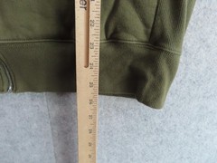 Rapha Hoodie Mens Large Green Full Zip Fleece Sweatshirt Cycling Logo Pockets