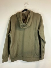 TACVASEN Men’s Sweat Jacket Full Zip Hoodies Spring Lightweight Warm Green L