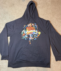 Marvel Comics Avengers Hoodie | LARGE / L | Thor Captain America Hulk Iron Man