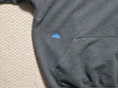 Gildan Heavy Blend John Deere Embroidered Logo Gray Pullover Hoodie 2XL