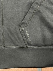 NIKE Therma Fit Lined Hoodie Black Men’s XL Big Swoosh Pockets Warm EGYPT