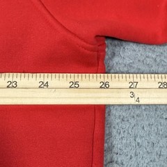 Under Armour Sweatshirt Mens XL Red 1/4 Zip Fleece Pocket Pullover Athletic