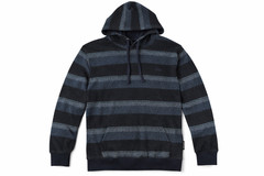 Quiksilver Men’s Hoodie New S Black Gray Pullover Pockets Cotton Blend