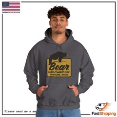 Bear Archery Academy Charcoal Color Hoodie Sizes S M L XL 2XL 3XL