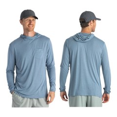 Free Fly Bamboo UPF 20+ Hoodie Lightweight Fishing Outdoor Sun Shirt Men’s M