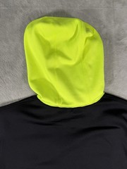 Nike Hoodie Men’s Medium Black Green Sportswear Club Fleece Pullover Big Swoosh
