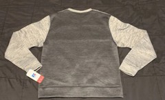 NEW Russell Athletic Color Block Pullover Sweat shirt Black Gray Men’s Size M