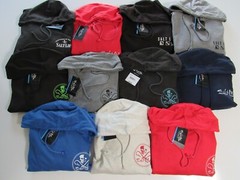 Mens Salt Life Skull And Hooks Hoodies Nwt