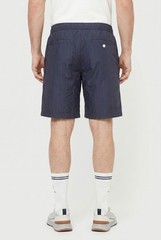 BRUNELLO CUCINELLI MEN’S BLUE PINSTRIPE GYM SHORTS MSRP $1410