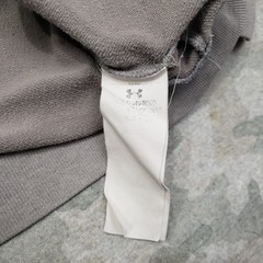 Under Armour Sweatshirt Mens XL Gray Fish Hook Loose Pullover Long Sleeve