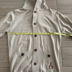 OFFICIAL UBISOFT ASSASSIN’S CREED BLACK FLAG 2013 ‘Beige’ KNIT HOODIE SIZE M