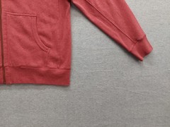 Old Navy Basic Issue Men Hoodie XL Red Full Zip Raglan Sleeve Pockets Casual