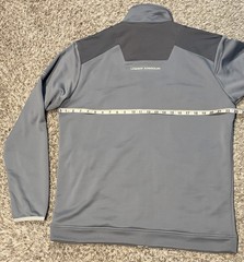 NWT Under Armour Men’s L Basketball Full Zip Gray Track Jacket All Season Loose