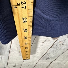 Herberton Mens XL Rugby Sweatshirt Navy Blue Red White Stripe Fleece Pullover