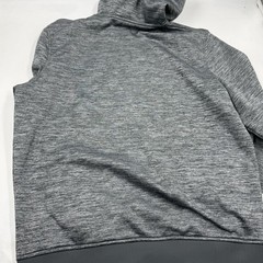Under Armour Hoodie Mens M Gray Pullover Fleece Hooded Pockets Zip Logo