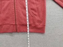 Old Navy Basic Issue Men Hoodie XL Red Full Zip Raglan Sleeve Pockets Casual
