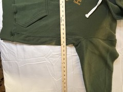 All America Men’s Green Pullover Hoodie L Fleece Irish Embroidered Logo Pockets