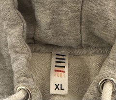 High Society Hoodie Men’s XL Gray Eye Graphic Heavyweight Streetwear H#13