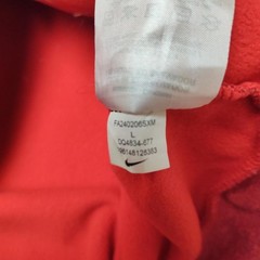 Nike Hoodie Mens L Red Pullover Therma-FIT Fleece Hooded Pockets DQ4834
