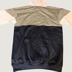 Champion Mens Colorblock Hoodie Navy Grey White Embroidered Logo XLT Tall NEW