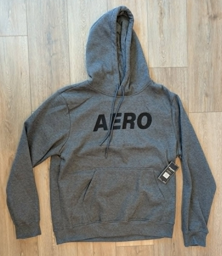 Aeropostale Men’s Gray Hoodie New with Tags NWT AERO 2XL XXL