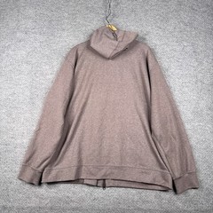 Nike Yoga Hoodie Mens 2XL XXL Brown Dri-Fit Full-Zip Fleece DQ4876-004