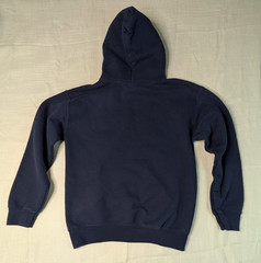 Gildan Closers Hoodie DryBlend Mens S Navy Blue Crew Neck Long Sleeve Cotton