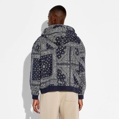 Men Full Zip Hooded Sweatshirt – Original Use Dark Blue S