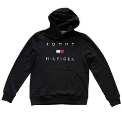 NWT Tommy Hilfiger Men’s Chest Embroidered Logo Fleece Pullover Hoodie XS S M L