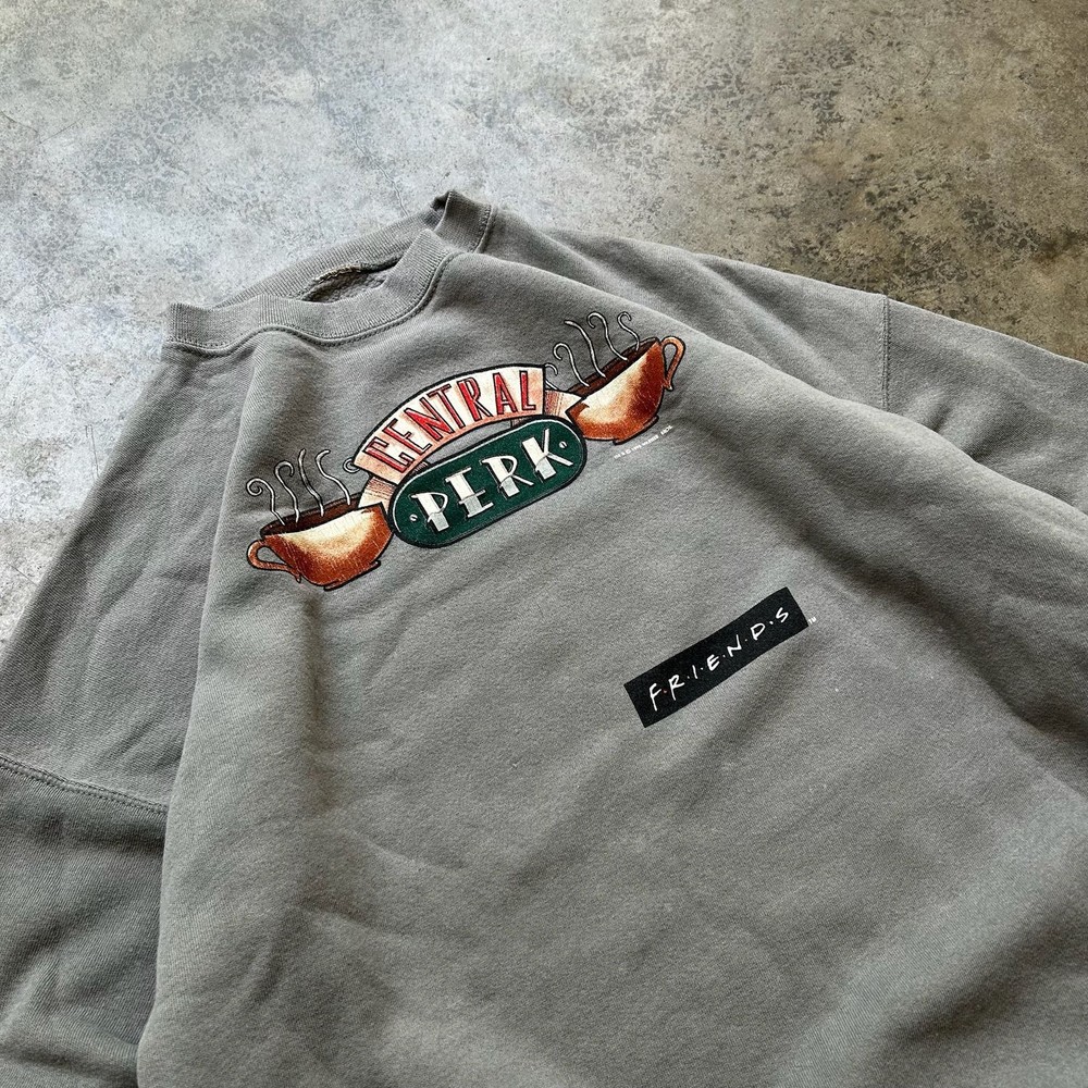 Vintage 1995 Friends Central Perk Embroidered Sweatshirt