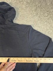 Nike Hoodie Mens L Black Pullover Hooded Jersey Cotton Long Sleeve Logo