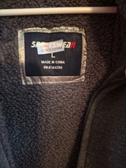 Sportswear Men’s Gray Full Zip Fleece Lined Hoodie w/ Pockets Size L