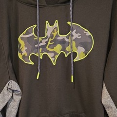 Batman “Camo Logo” Pullover Hoodie, Size XL, Teens