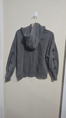 Ruby & Jewell Teen’s Gray Fleece Pullover Hoodie Graphic Drawstring Pockets M