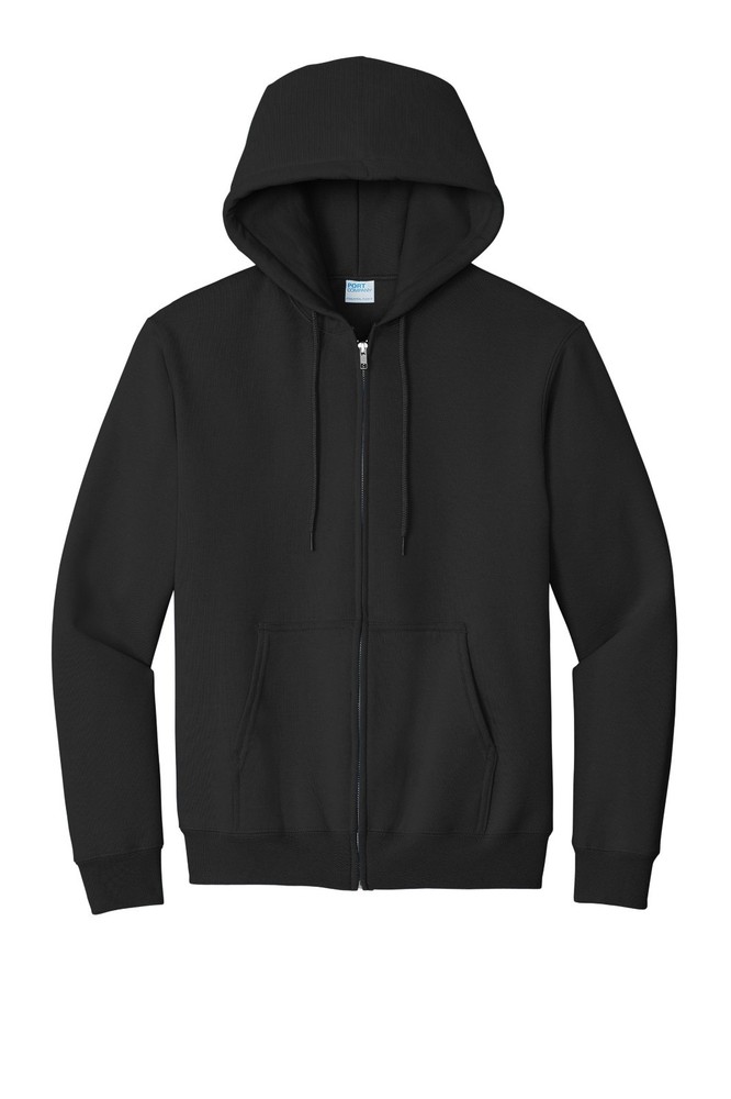 Port & Company Mens Essential Full Zip Hooded Sweatshirt PC90ZH