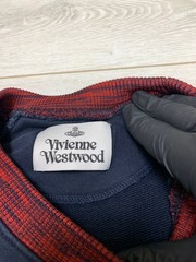 Vivienne Westwood Anglomania Sweatshirt Navy Blue Red Raglan Logo Size S