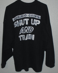 Vintage 1980s New York Dedication weight lifting sweatshirt XL