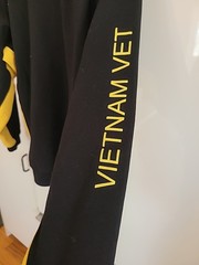 Vietnam Veteran Sweatshirt Quarter-zip Pullover Size XL