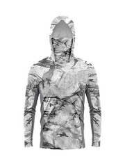 Fishing Hoodie T-shirts Men Long Sleeve Anti-Uv Sun Protection Hoodies Face Mask