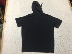 Under Armour Coldgear Sweatshirt Mens M Medium Black Short Sleeve Hooded Loose