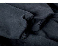 IDLT Basics Loose Perfect Hood iBlack Oversized Unisex Large Double Layer Pocket