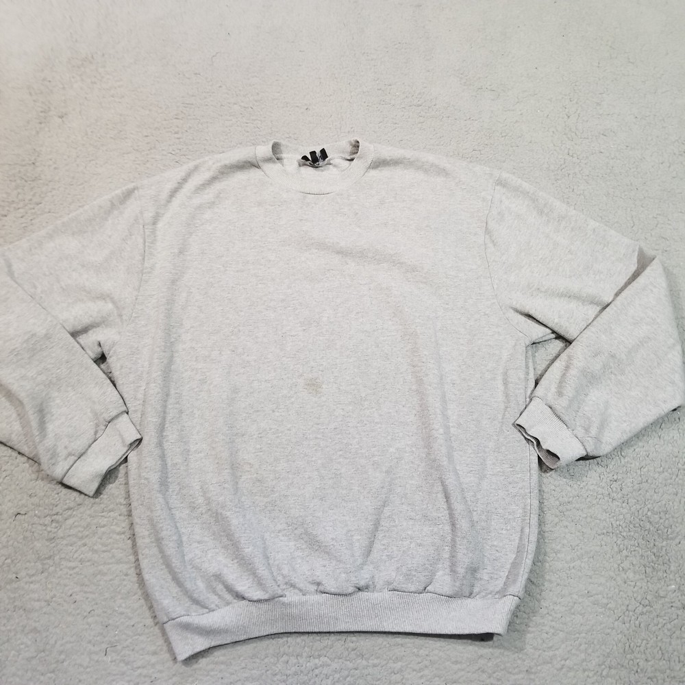 BooHoo Man Sweatshirt Mens Medium Gray Crew Neck Long Sleeve Outdoors Casual