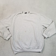 BooHoo Man Sweatshirt Mens Medium Gray Crew Neck Long Sleeve Outdoors Casual