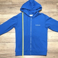 Seek Discomfort Yes Theory Lightning Bolt Classic Blue Pullover Hoodie Mens S
